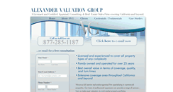 Desktop Screenshot of alexandervaluationgroup.com